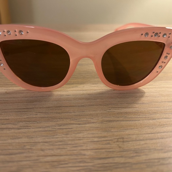 Betsey Johnson Accessories - Betsey Johnson Pink Cat-Eye Sunglasses Retro Style